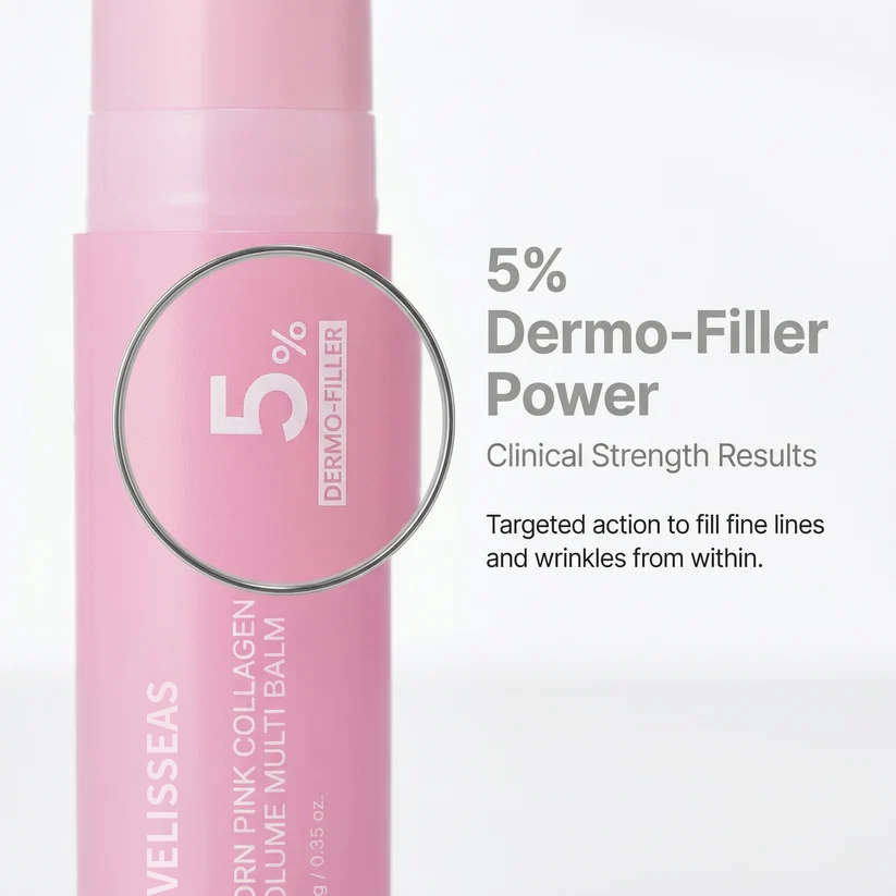 Pink Collagen Plumping Multi Balm – Firm, Smooth & Youthful Skin