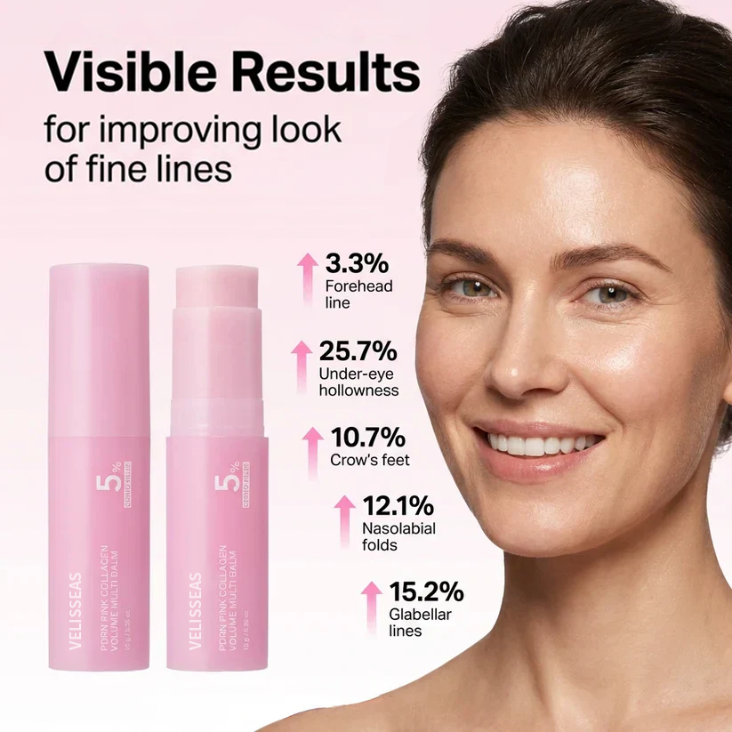 Pink Collagen Plumping Multi Balm – Firm, Smooth & Youthful Skin