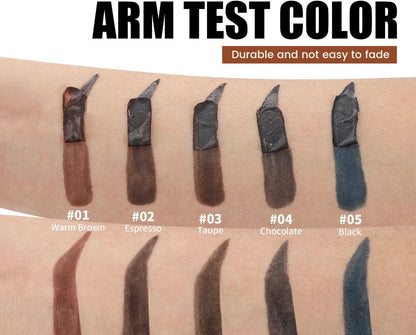 💧5-Color Tear-Off Brow Tint – Long-Lasting Waterproof Brow Gel
