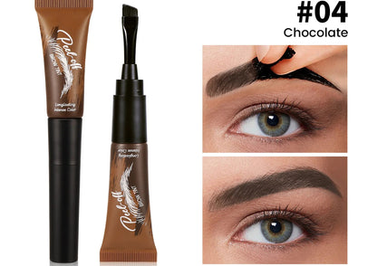 💧5-Color Tear-Off Brow Tint – Long-Lasting Waterproof Brow Gel