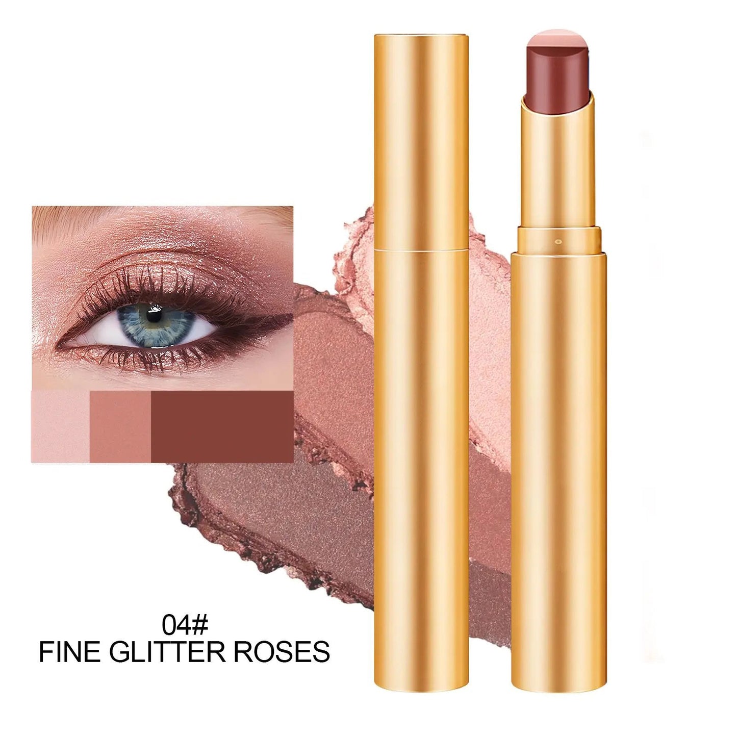 🌟 3-in-1 Shimmer Eyeshadow Stick | One Swipe, Stunning Eyes 😍