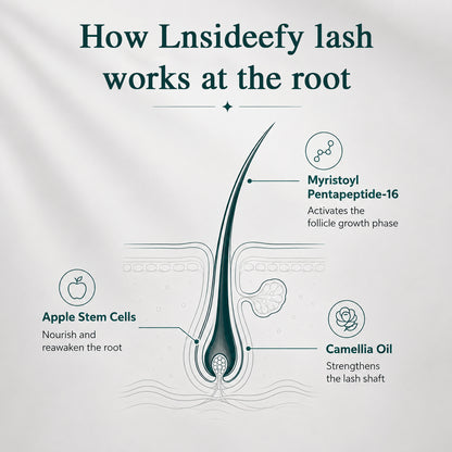 Lnsideefy lash eyelash growth serum