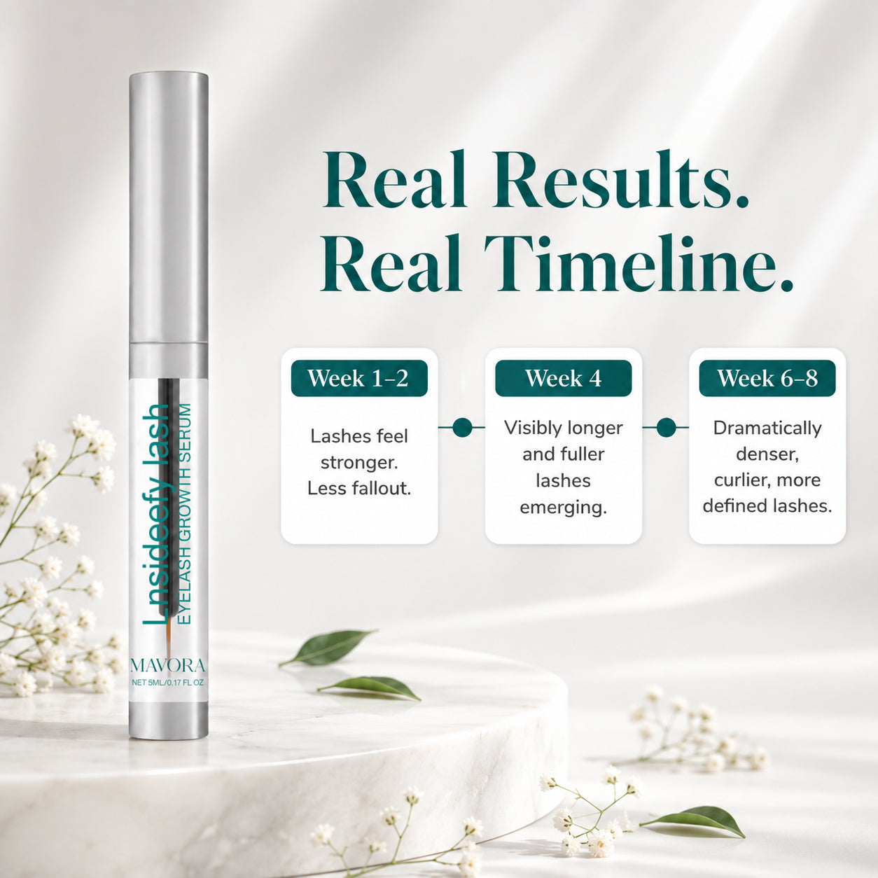 Lnsideefy lash eyelash growth serum