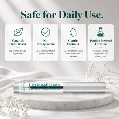 Lnsideefy lash eyelash growth serum