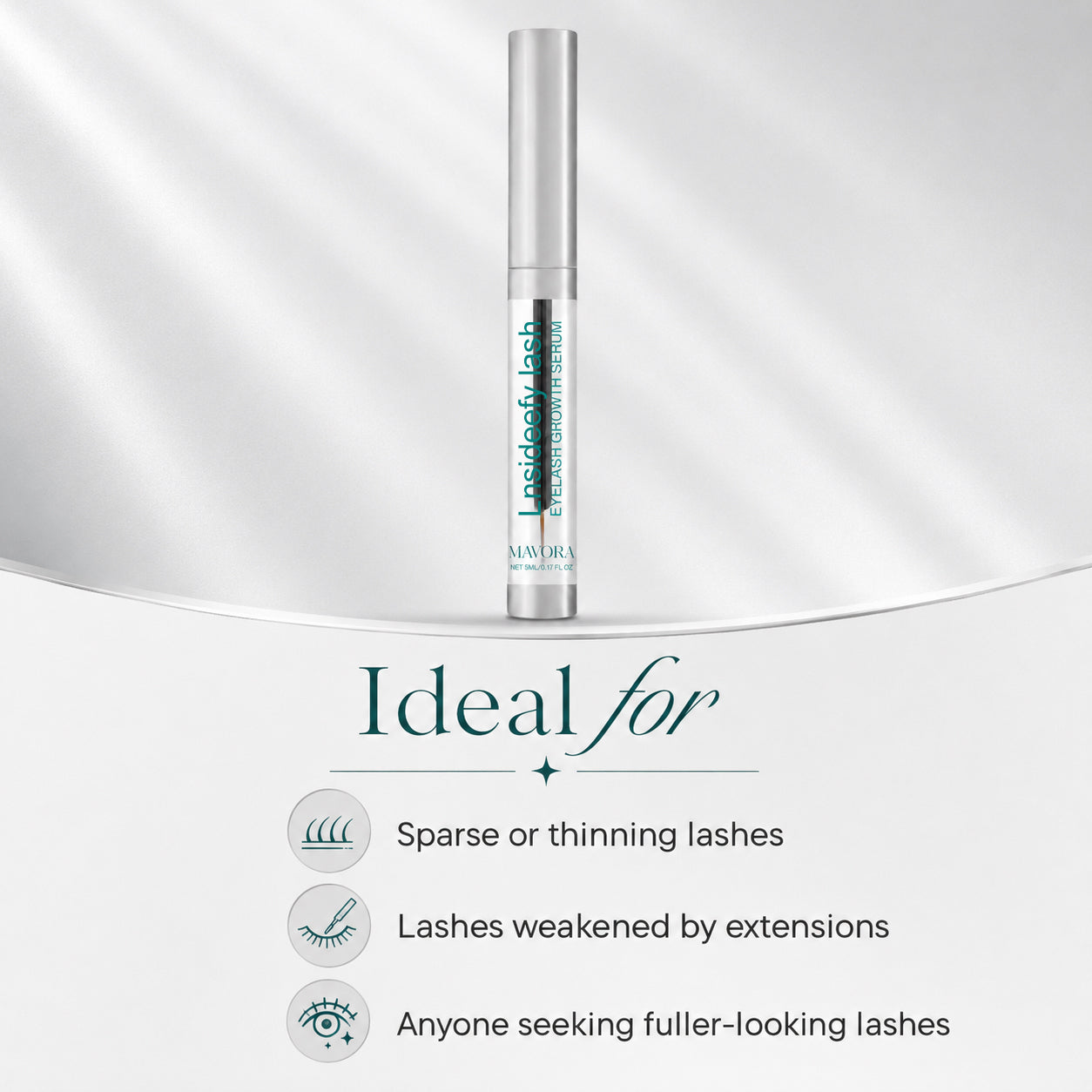 Lnsideefy lash eyelash growth serum