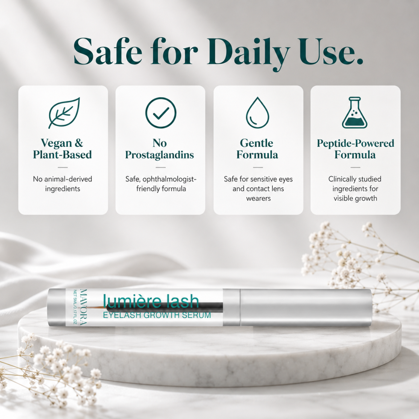 Lnsideefy lash eyelash growth serum